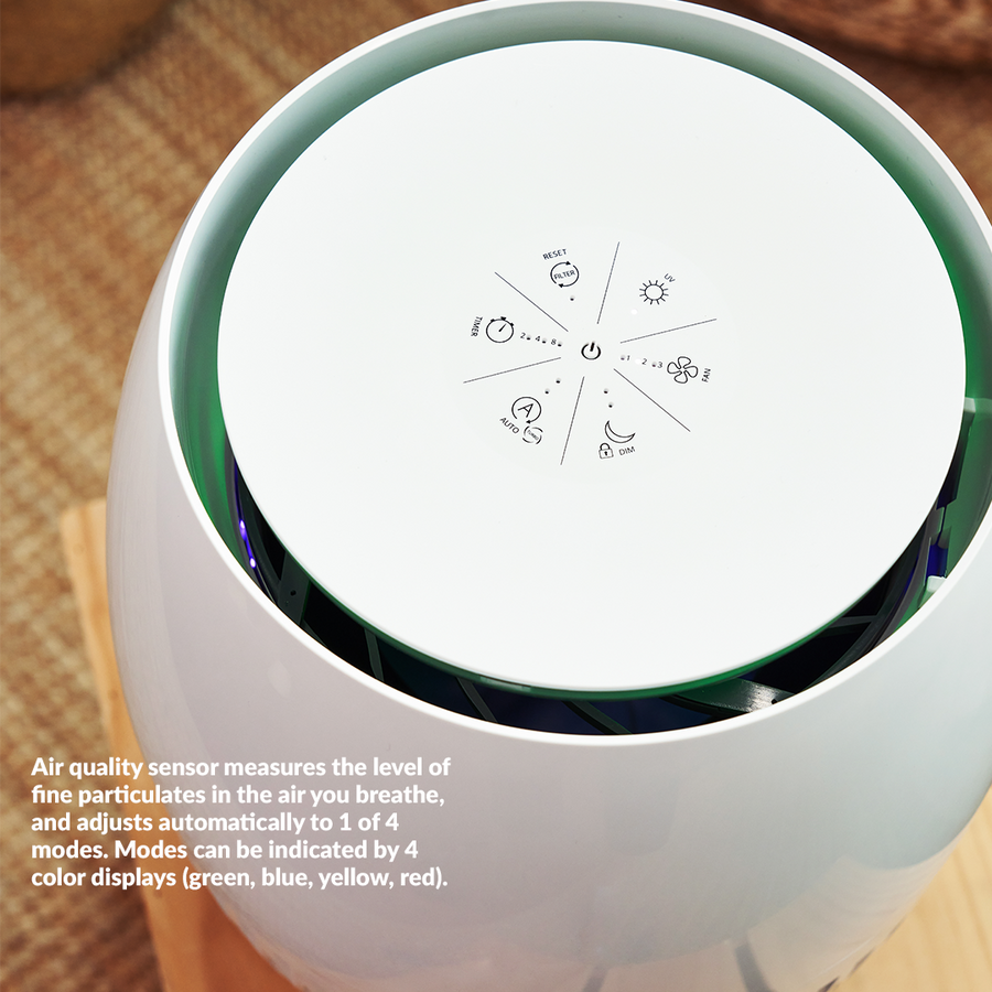 Avari EG Air Purifier with 4 Stage Embossed HEPA Filter Carbon